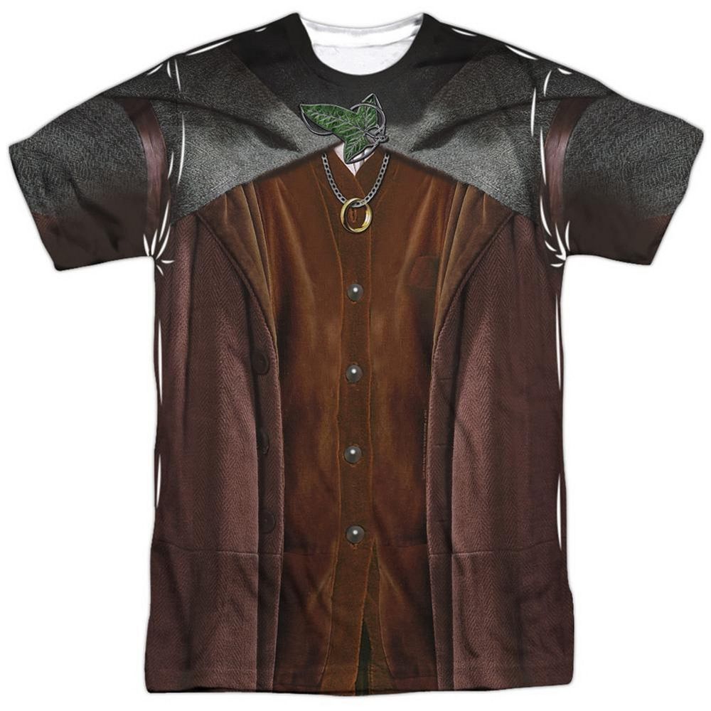 Lord Of The Rings Frodo Costume Short Sleeve Adult Poly Crew T-shirt