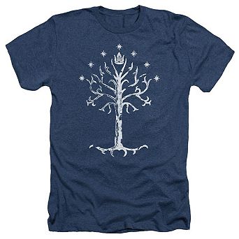 Lord Of The Rings Tree Of Gondor Adult Heather T-shirt