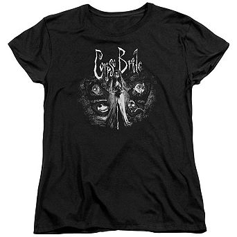 Corpse Bride Bride To Be Short Sleeve Womens T-shirt