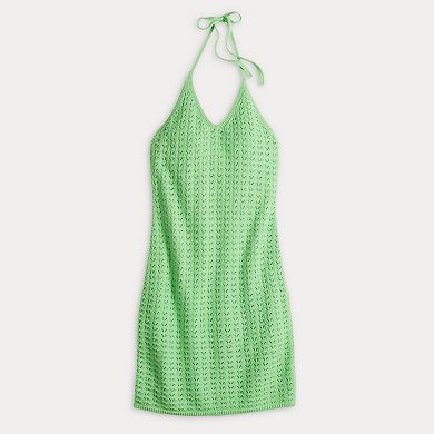 Juniors' Freshman Halter Neck Dress