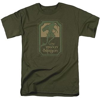 Lord Of The Rings Green Dragon Tavern Short Sleeve Adult T-shirt