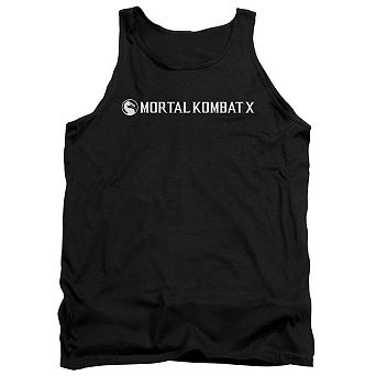 Mortal Kombat X Horizontal Logo Adult Tank Top