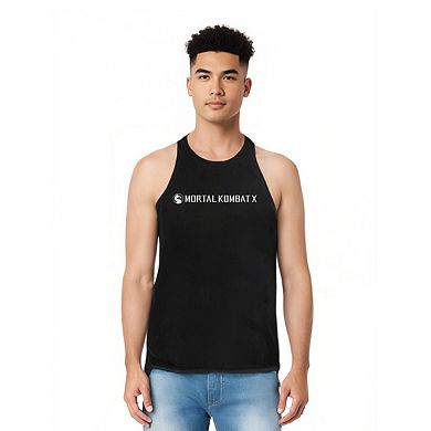 Mortal Kombat X Horizontal Logo Adult Tank Top