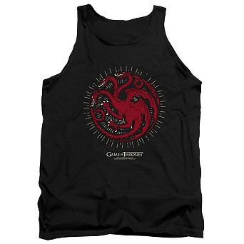 Game Of Thrones Targaryen Burst Sigil Adult Tank Top