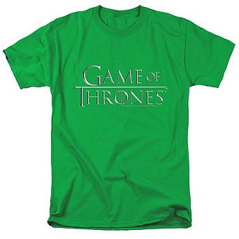 Game Of Thrones Chrome Logo Short Sleeve Adult T-shirt