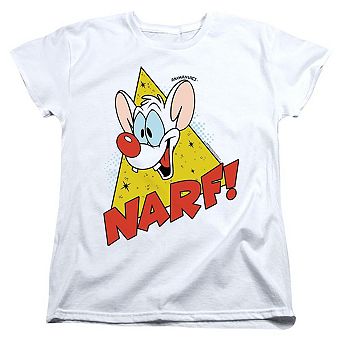 Pinky And The Brain Narf Short Sleeve Women´s T-Shirt