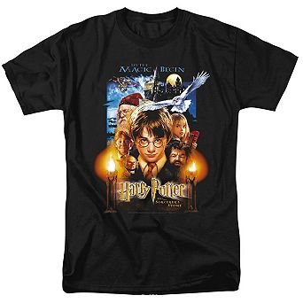 Harry Potter Movie Poster Short Sleeve Adult T-shirt