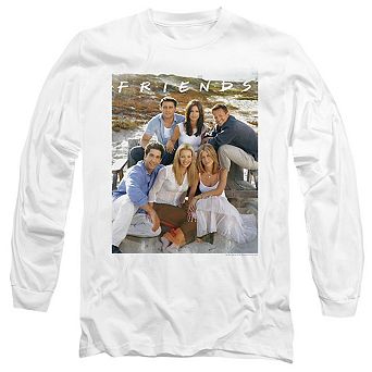 Friends Lifes A Beach Long Sleeve Adult T-shirt
