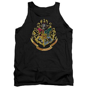 Harry Potter Hogwarts Crest Adult Tank Top