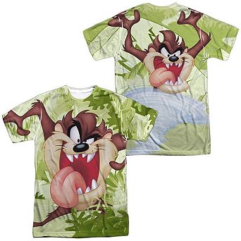 Looney Tunes Taz Short Sleeve Adult Poly Crew T-shirt