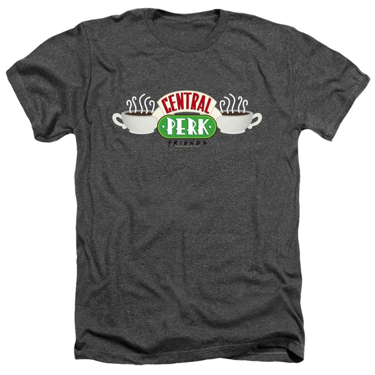 Friends Central Perk Logo Adult Heather T-shirt