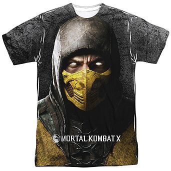 Mortal Kombat X Finish Him Short Sleeve Adult Poly Crew T-shirt