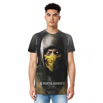 Mortal Kombat X Finish Him Short Sleeve Adult Poly Crew T-shirt
