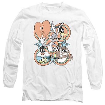 Looney Tunes Screen Stars Long Sleeve Adult T-shirt