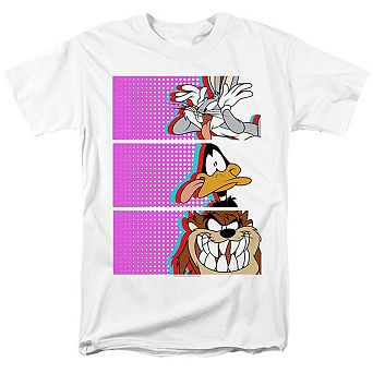 Looney Tunes Tiles Short Sleeve Adult T-shirt