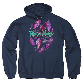 Rick And Morty Death Crystal Futures Adult Pull Over Hoodie