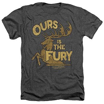 Game Of Thrones Fury Adult Heather T-shirt