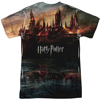 Harry Potter Hogwarts Short Sleeve Adult Poly Crew T-shirt