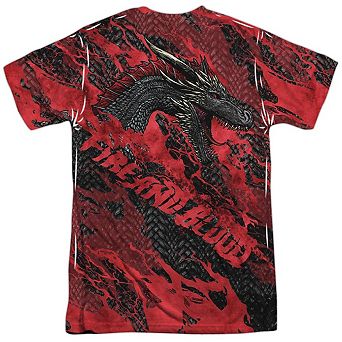 Game Of Thrones Dragons Short Sleeve Adult Poly Crew T-shirt
