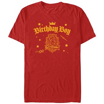 Men's Harry Potter Gryffindor Birthday Boy Graphic Tee