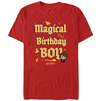 Men's Harry Potter Magical Birthday Boy Graphic Tee