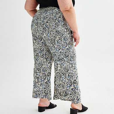 Plus Size Catherine Malandrino Pull-On Pants