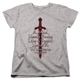 Game Of Thrones The Mind Needs Books Short Sleeve Women´s T-Shirt