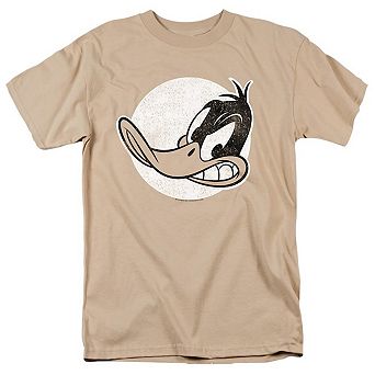 Looney Tunes Daffy Vintage Badge Short Sleeve Adult T-shirt