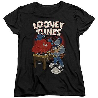 Looney Tunes Dj Looney Tunes Short Sleeve Women´s T-Shirt