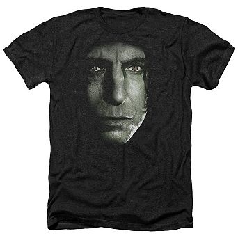 Harry Potter Snape Head Adult Heather T-shirt