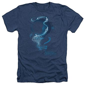 Fantastic Beasts 2 Newt Silhouette Adult Heather T-shirt