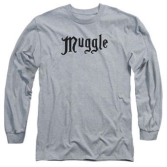 Harry Potter Muggle Long Sleeve Adult T-shirt