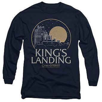 Game Of Thrones Kings Landing Long Sleeve Adult T-shirt