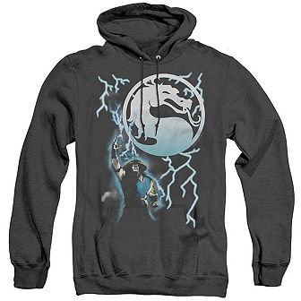 Mortal Kombat Klassic Raiden Adult Heather Hoodie