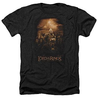 Lord Of The Rings Riders Of Rohan Adult Heather T-shirt