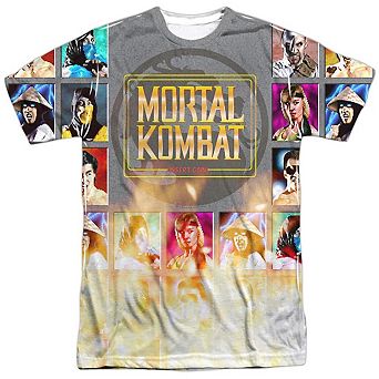 Mortal Kombat Klassic Choose Your Fighter Short Sleeve Adult Poly Crew T-shirt