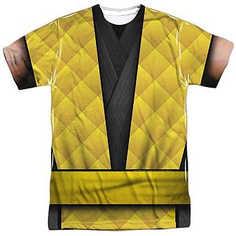Mortal Kombat Klassic Scorpion Outfit Short Sleeve Adult Poly Crew T-shirt