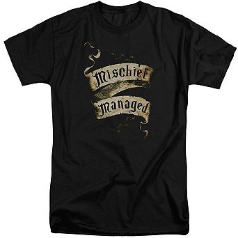 Harry Potter Mischief Managed Short Sleeve Adult Tall T-shirt