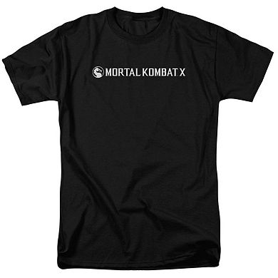 Mortal Kombat X Horizontal Logo Short Sleeve Adult T-shirt