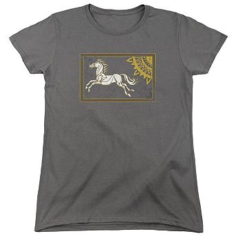 Lord Of The Rings Rohan Banner Short Sleeve Womens T-shirt