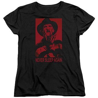 Nightmare On Elm Street Never Sleep Again Short Sleeve Women´s T-Shirt