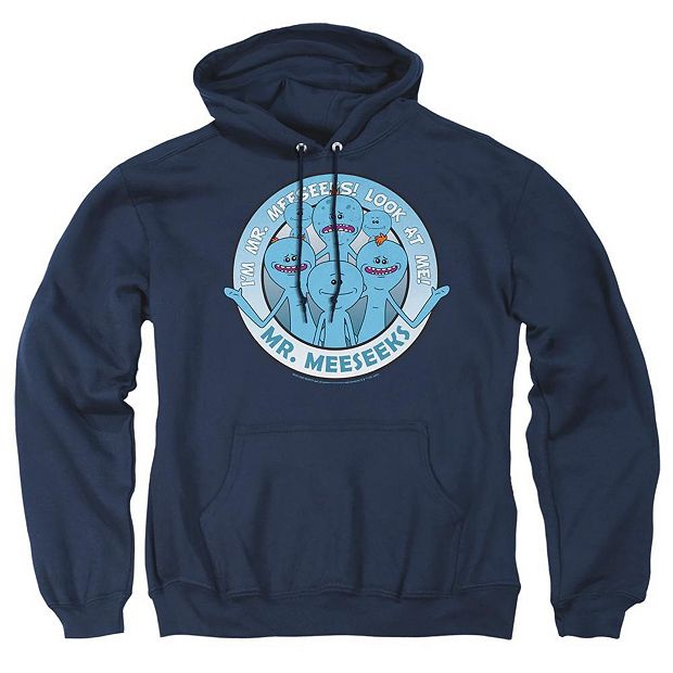 Rick And Morty Mr Meeseeks Adult Pull Over Hoodie