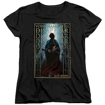 Game Of Thrones Your Name Will Disappear Short Sleeve Women´s T-Shirt