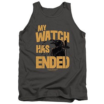 Game Of Thrones My Watch Has Ended Adult Tank Top