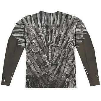 Game Of Thrones Tyrion For The Throne Long Sleeve Adult Poly Crew T-shirt
