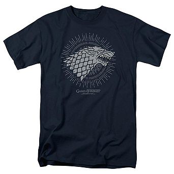 Game Of Thrones Stark Burst Sigils Short Sleeve Adult T-shirt