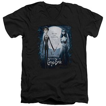 Corpse Bride Poster Short Sleeve Adult V Neck T-shirt