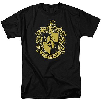 Harry Potter Hufflepuff Crest Short Sleeve Adult T-shirt