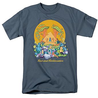 Rick And Morty Rest And Ricklaxation Short Sleeve Adult T-shirt