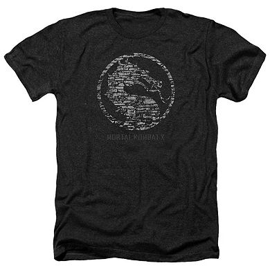 Mortal Kombat X Stone Seal Adult Heather T-shirt